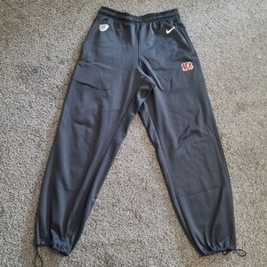 Nike Cincinnati Bengals Charcoal Gray Jogger Sweatpants Pants Mens Medium